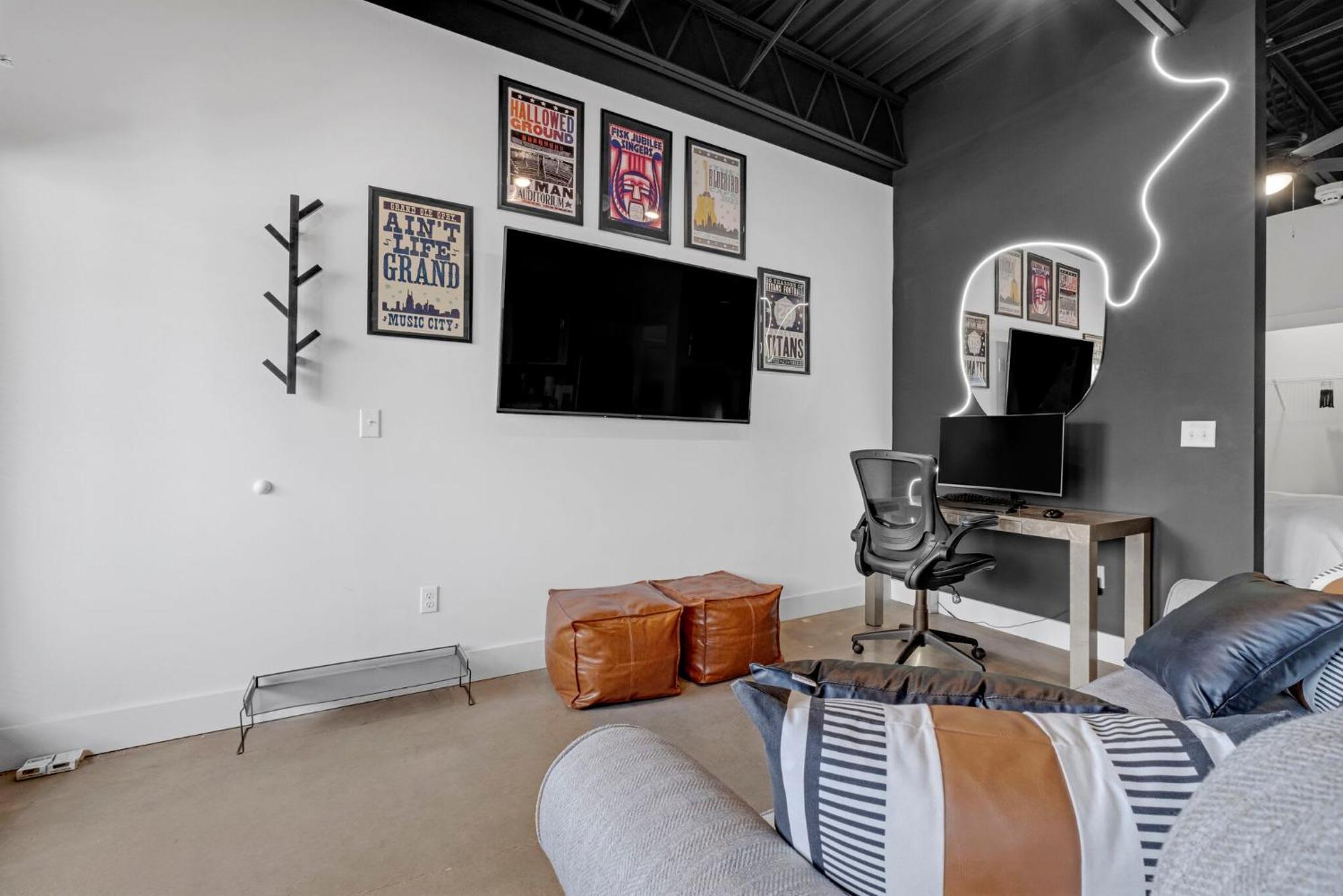 New Studio Sleeps 4 - 7 Mins To Dwtn Nashville Exterior foto